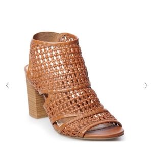 LC Lauren Conrad Morganite ankle block heels NWOT